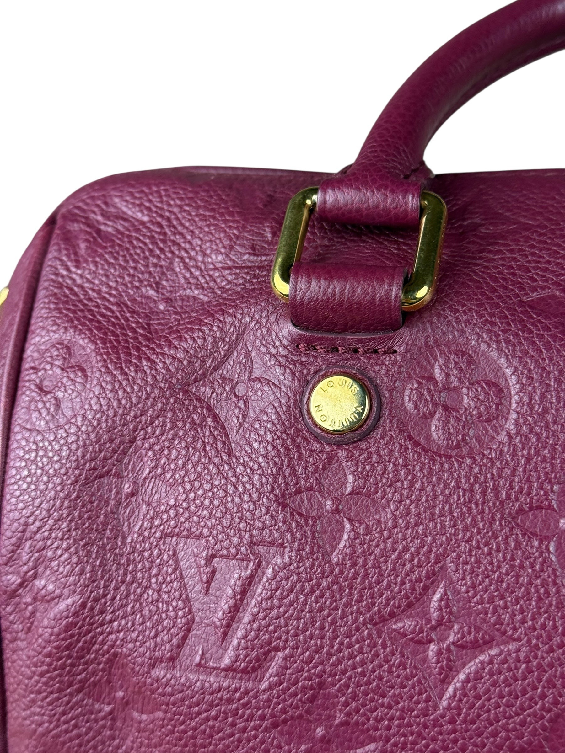 Louis Vuitton Empriente Speedy Bandouliere 25 Fuchsia
