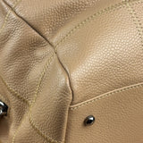 Chanel Beige Caviar Chocolate Bar Boston Bag