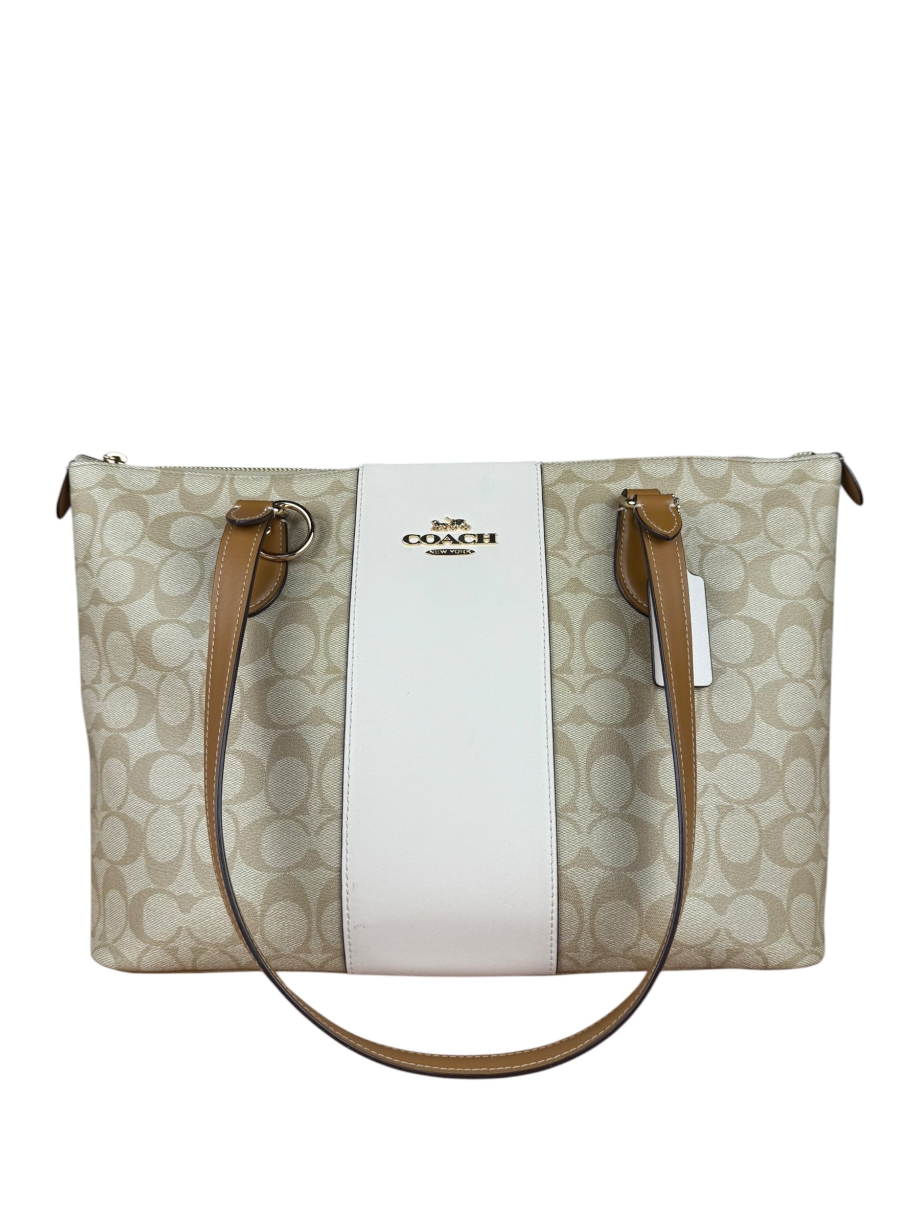 Coach Signature Canvas Gallery Tote