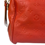 Louis Vuitton Orange Monogram Empreinte Speedy Bandouliere 30