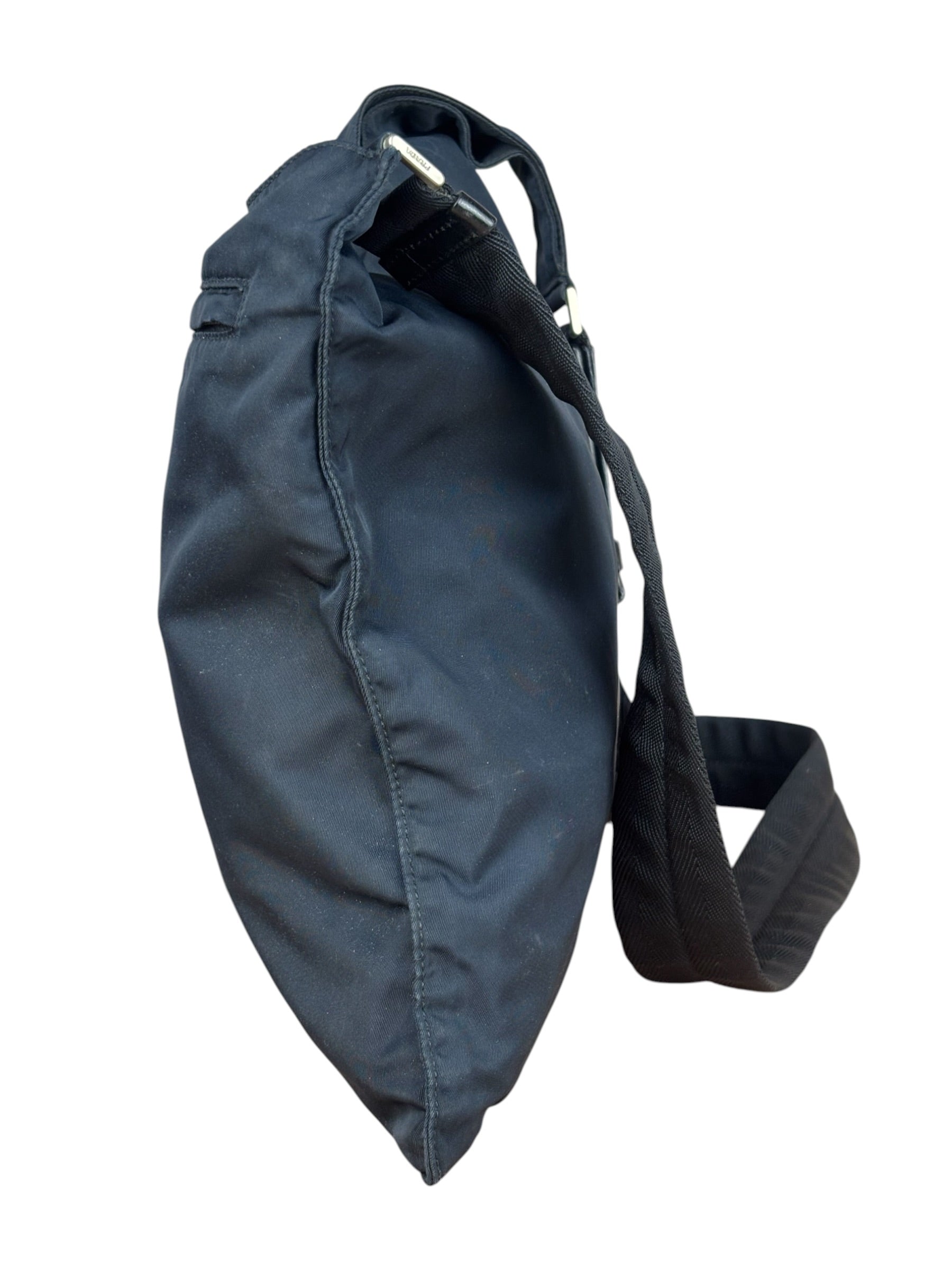 Prada Vintage Dark Navy Nylon Crossbody
