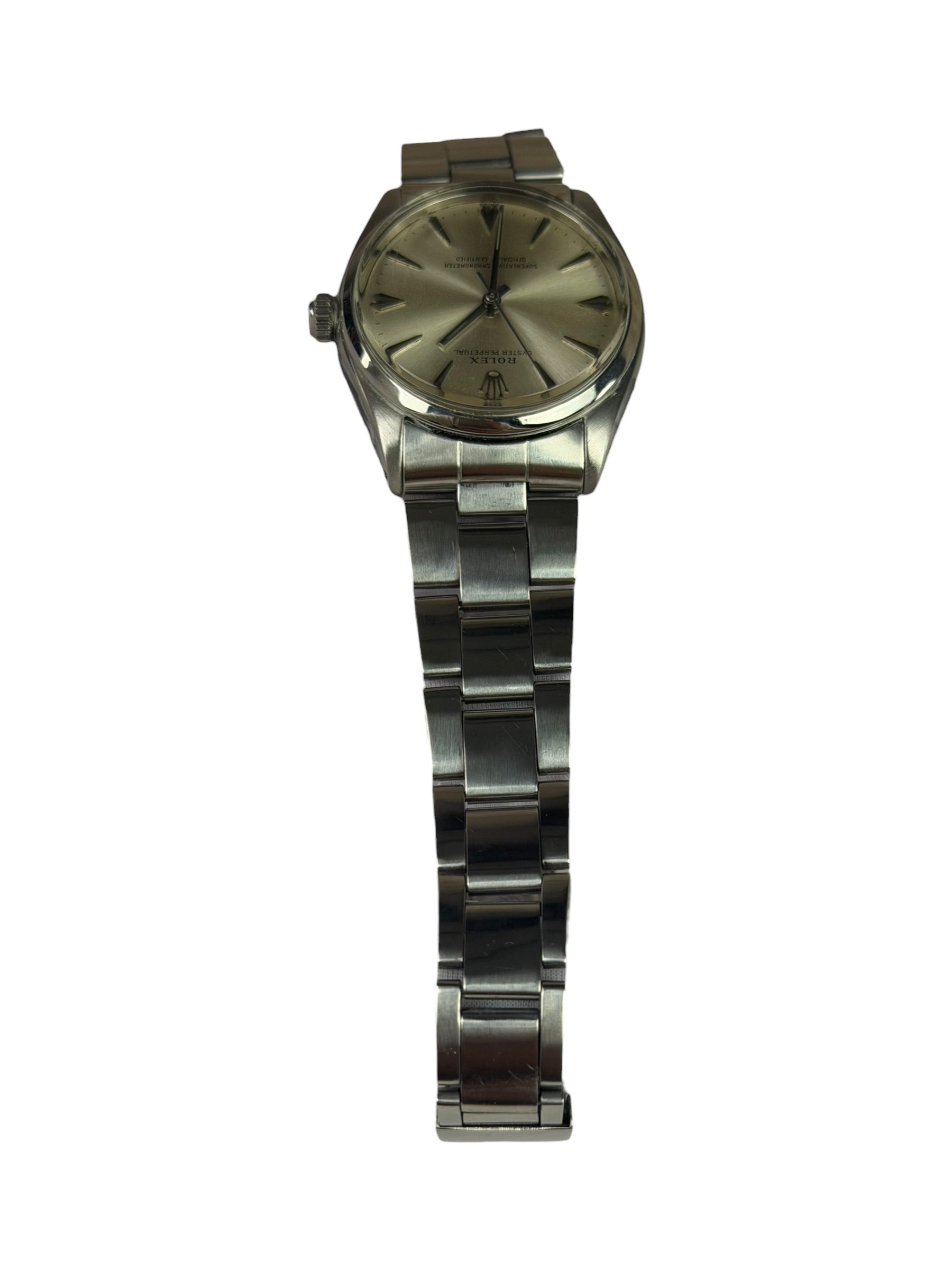Rolex 1002 Oyster Perpetual Silver Dial 34mm 1959