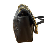 Gucci Black Leather Marmont Shoulder Bag
