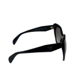 Prada Black Acetate Oversized Sunglasses