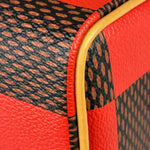 Louis Vuitton Red Pop Damier Nano Speedy Bandouliere Two-Way Bag