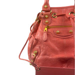 Balenciaga Pink Leather Agneau Small 21 Two-Way Bag