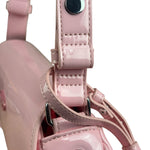 Diesel Pink Patent Leather Play Shoulder Bag