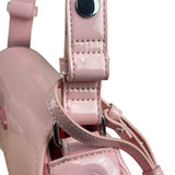Diesel Pink Patent Leather Play Shoulder Bag