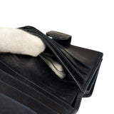 Chanel Navy Blue Leather Caviar Wallet
