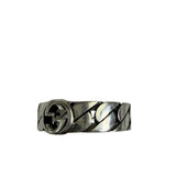 Gucci Silver Sterling Chain-Link Ring