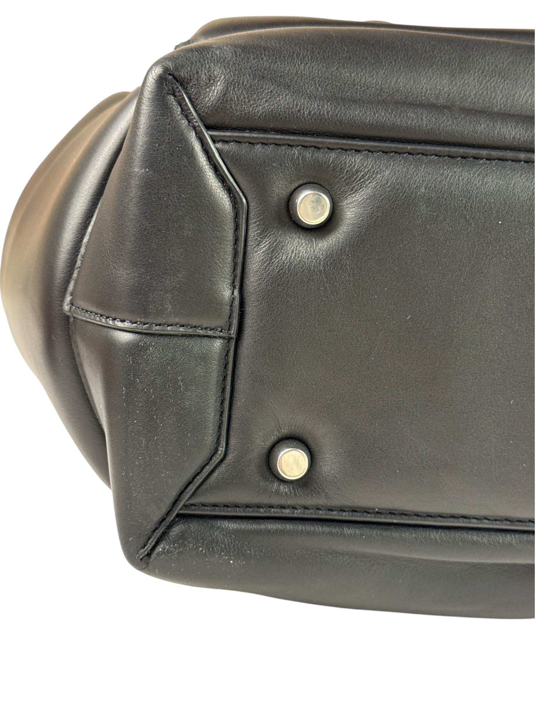 Bottega Veneta Black Nappa Leather Maxi Intrecciato Padded Large Arco Shoulder Bag