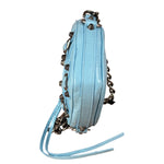 Balenciaga Light Blue Le Cagole Heart Mini Bag