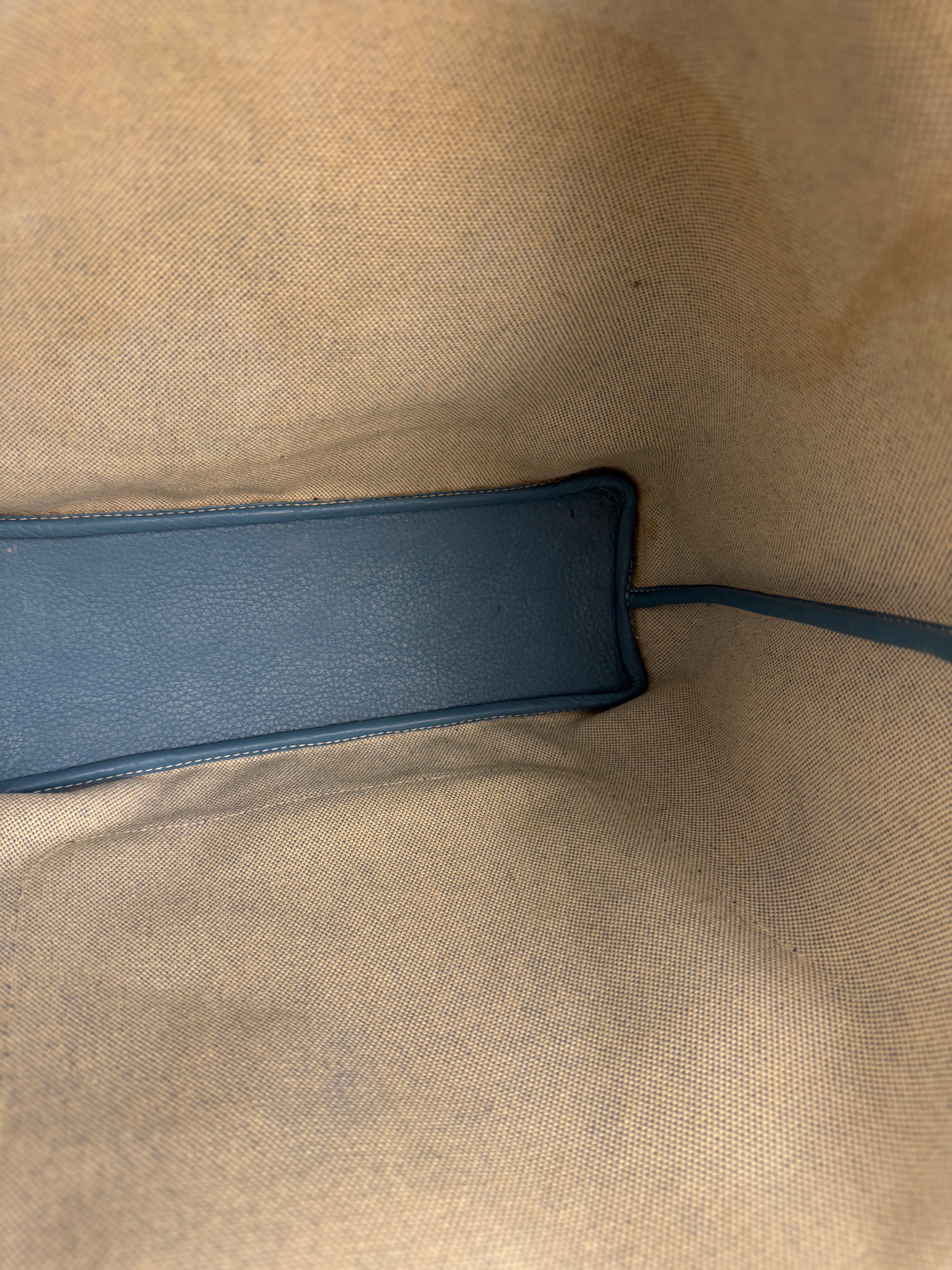 Hermès Blue Jardinier Tote