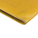 Loewe Yellow Leather Anagram Slim Bifold Long Wallet