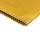 Loewe Yellow Leather Anagram Slim Bifold Long Wallet
