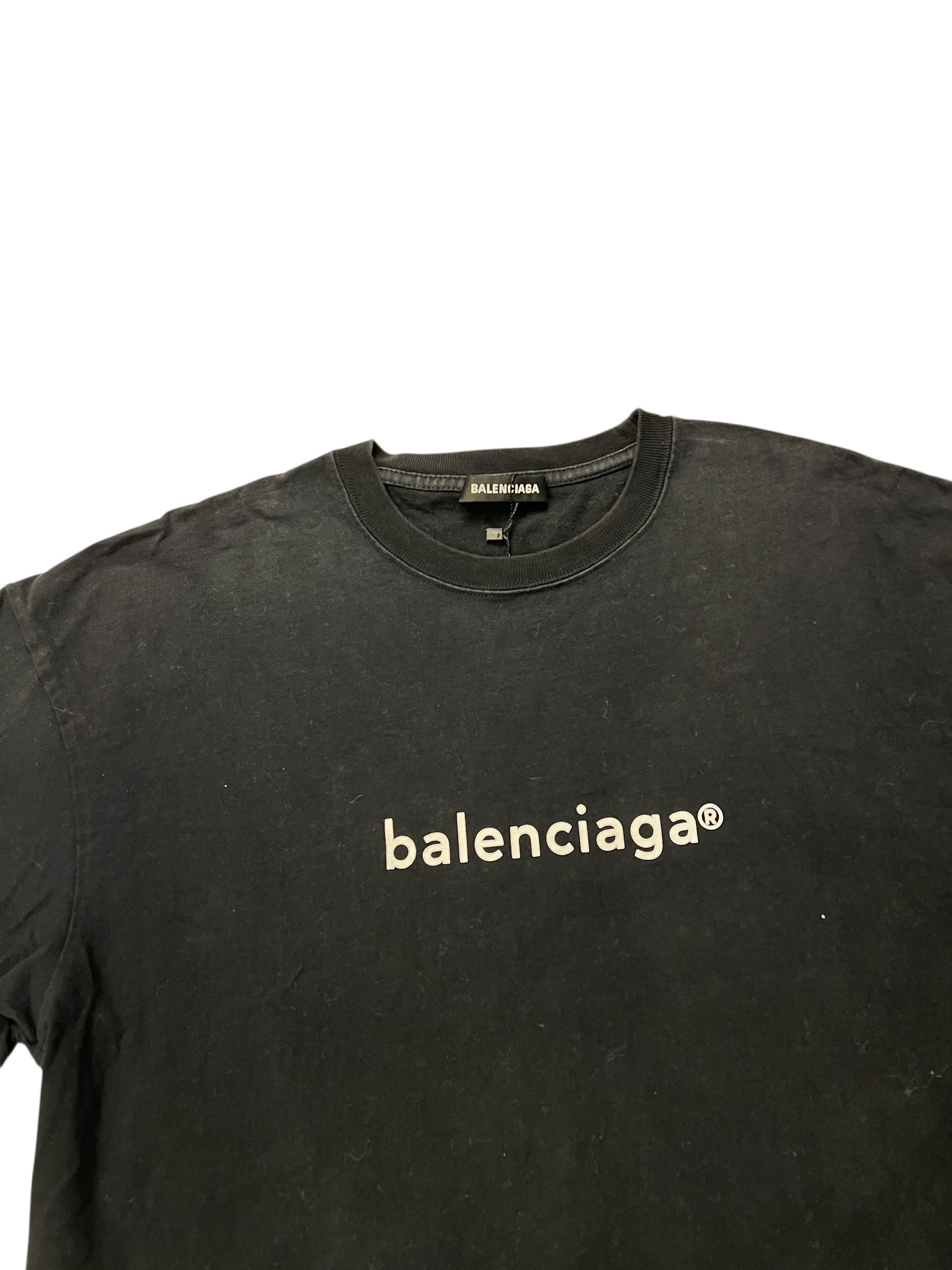 Balenciaga Logo Short Sleeve Shirt