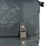 Louis Vuitton Black Damier Geant Flap Messenger