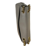 Prada Grey Saffiano Leather Cuir Pattina Crossbody