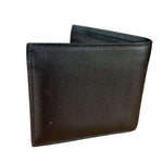 Yves Saint Laurent Leather Bi-Fold Wallet Black