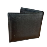 Yves Saint Laurent Leather Bi-Fold Wallet Black