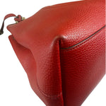 Gucci Red Leather Soho Chain Shoulder Bag