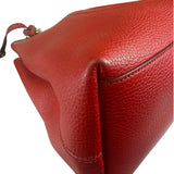 Gucci Red Leather Soho Chain Shoulder Bag