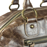 Balenciaga Vintage Brown Leather Moto Handbag