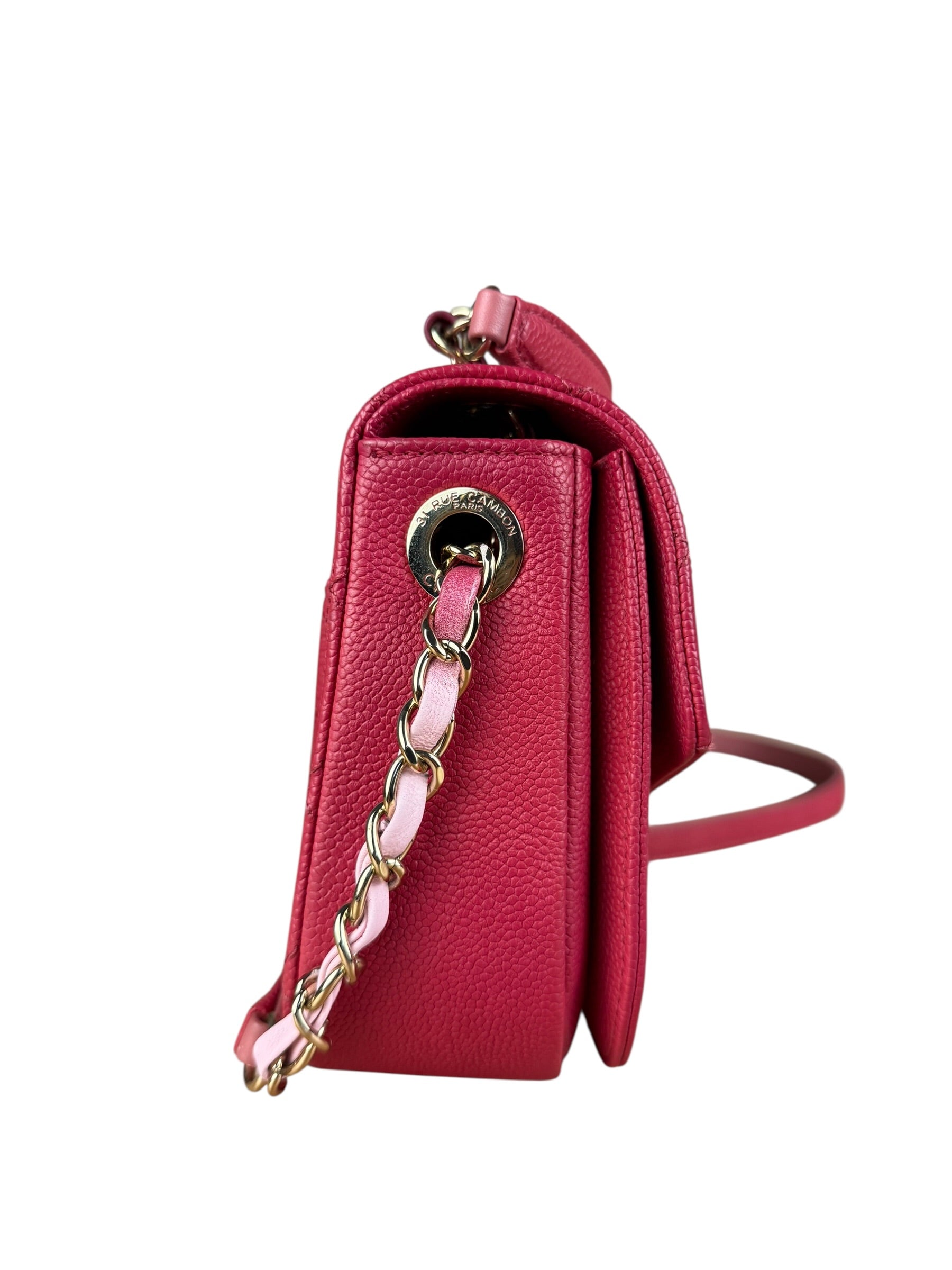 Chanel Pink Caviar Paris Cuba Thread Around Flap Bag 2018