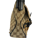 Gucci GG Canvas Web Horsebit Shoulder Bag