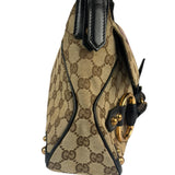 Gucci GG Canvas Web Horsebit Shoulder Bag