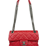 Chanel Striking Red Quilted Rocks Small Flap Bag 2014