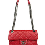 Chanel Striking Red Quilted Rocks Small Flap Bag 2014