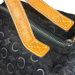 Celine Black Macadam Velour Handbag
