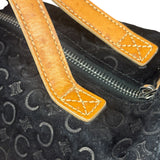 Celine Black Macadam Velour Handbag