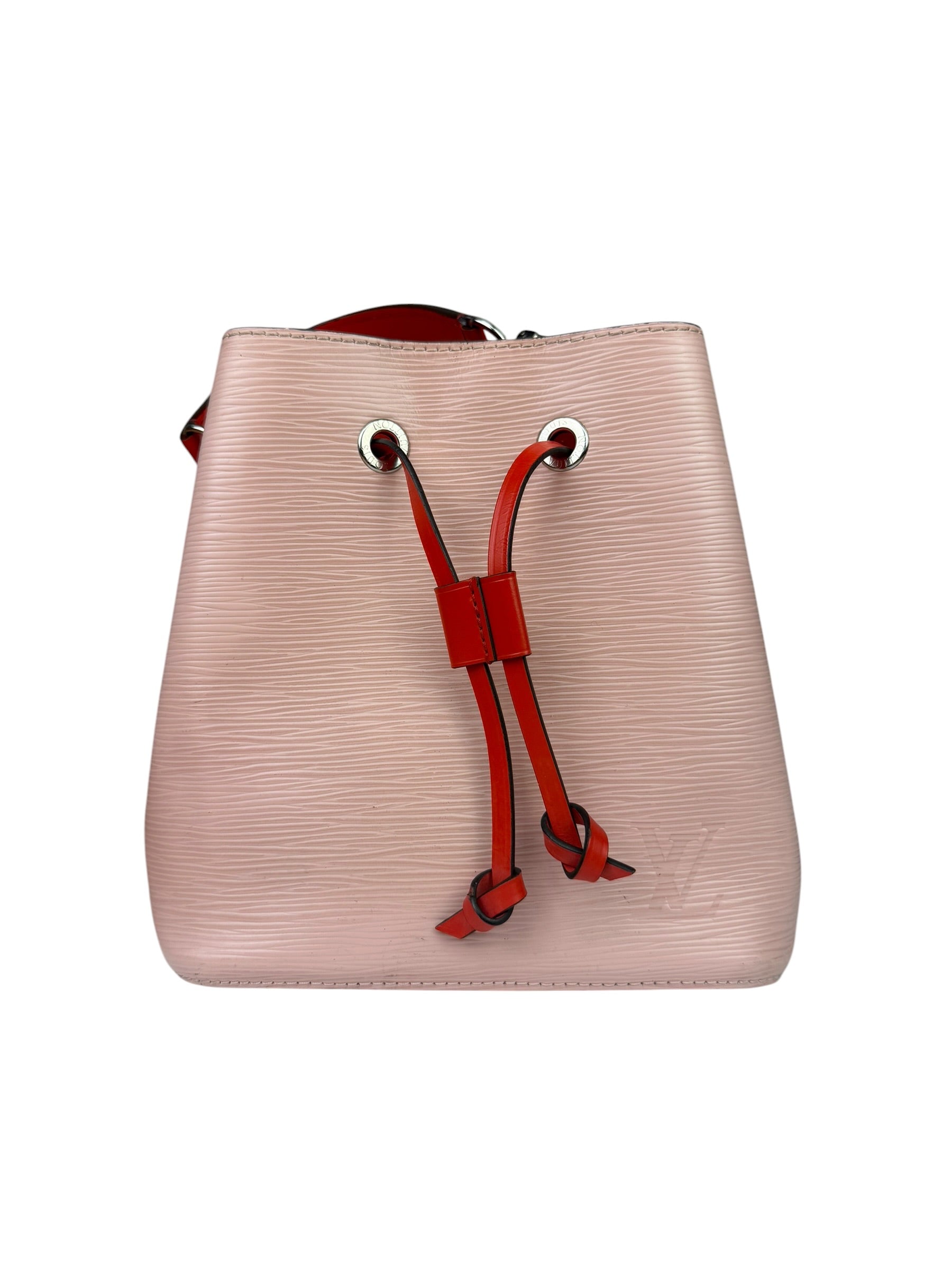 Louis Vuitton Epi Rose Ballerine NeoNoe BB Bucket Handbag