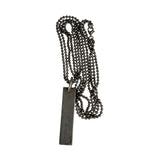 Gucci Bar Tag Double Strand Necklace