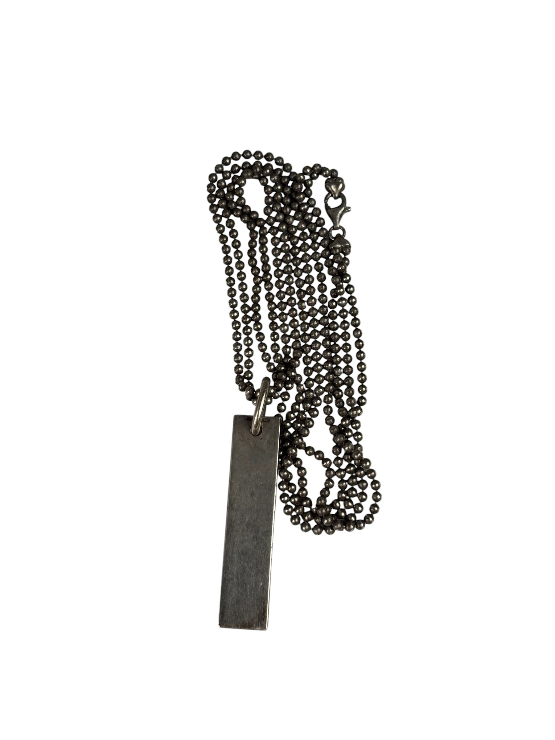 Gucci Bar Tag Double Strand Necklace