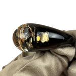 Louis Vuitton Black Resin Inclusion Ring