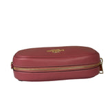 Coach Pink Pebbled Leather Colton Crossbody Bag