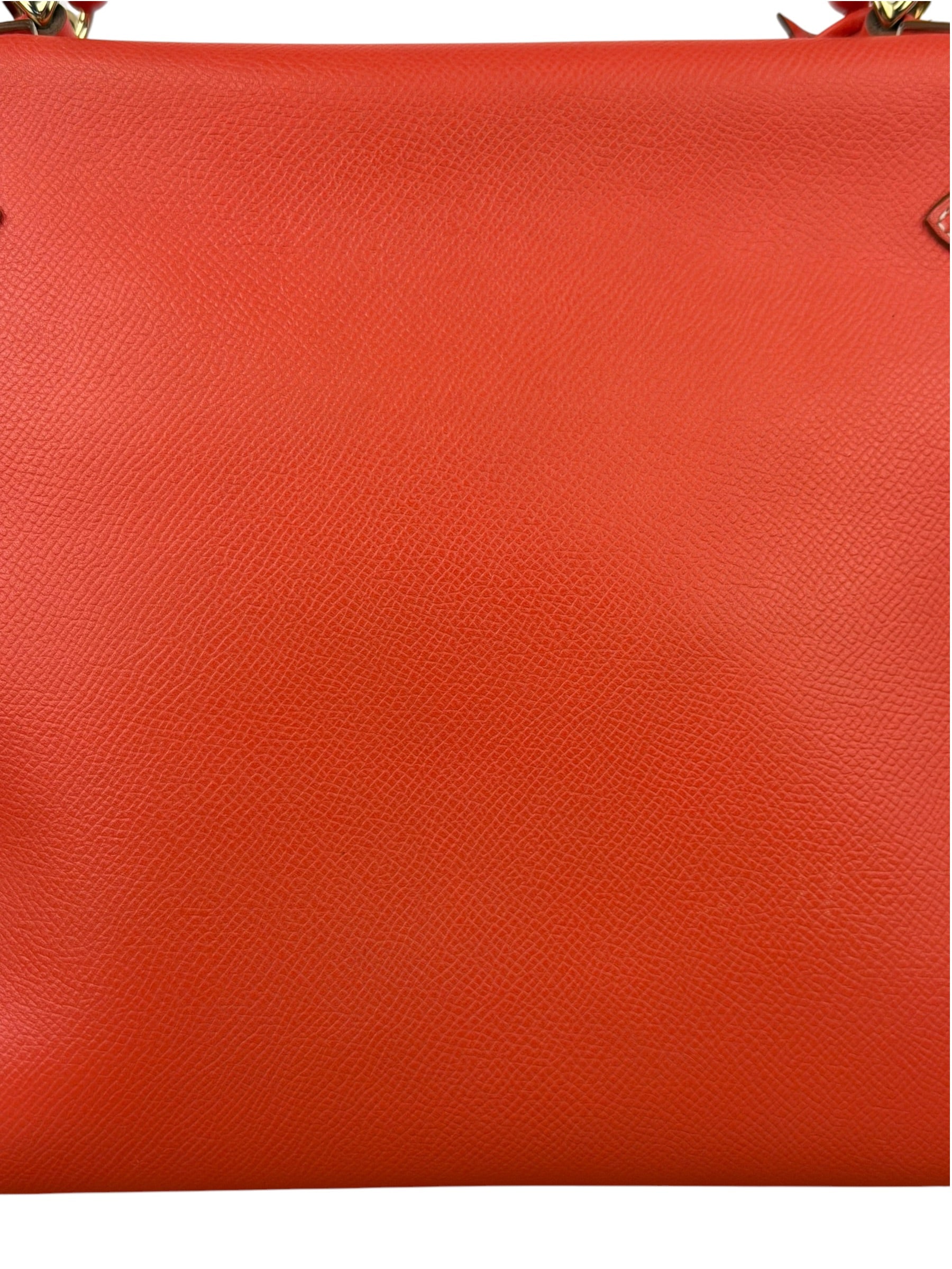 Hermes Coral-Red Epson Casaque Togo Kelly 32