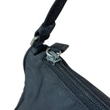 Prada Black Nylon Tessuto Mini Sport Pochette Shoulder Bag