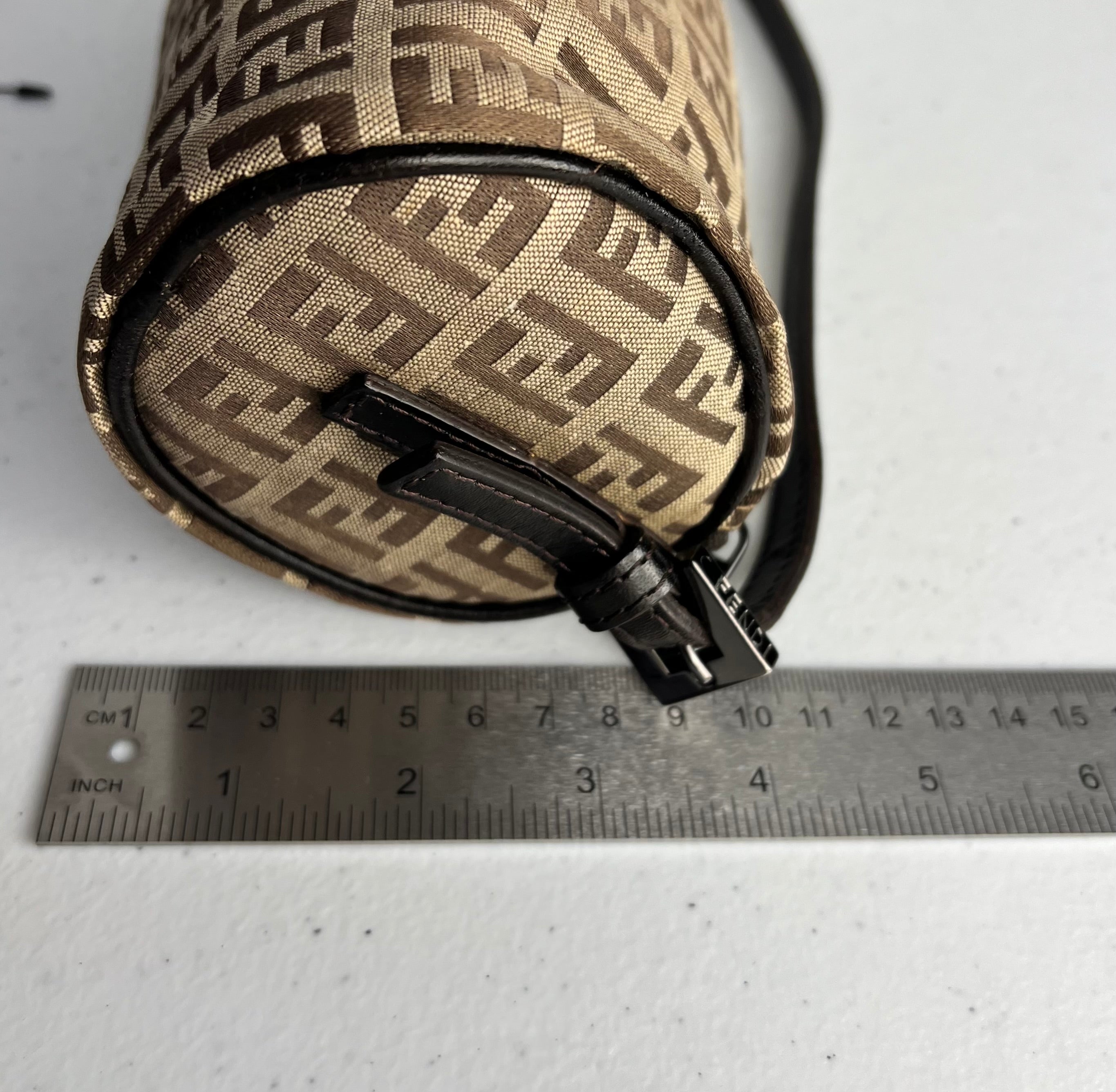 Fendi FF Canva Mini Papillon Pochette