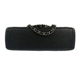 Chanel Black Quilted Leather Jumbo Classic Flap Bag 2009