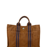 Hermes Brown Canvas Fourre Tout PM