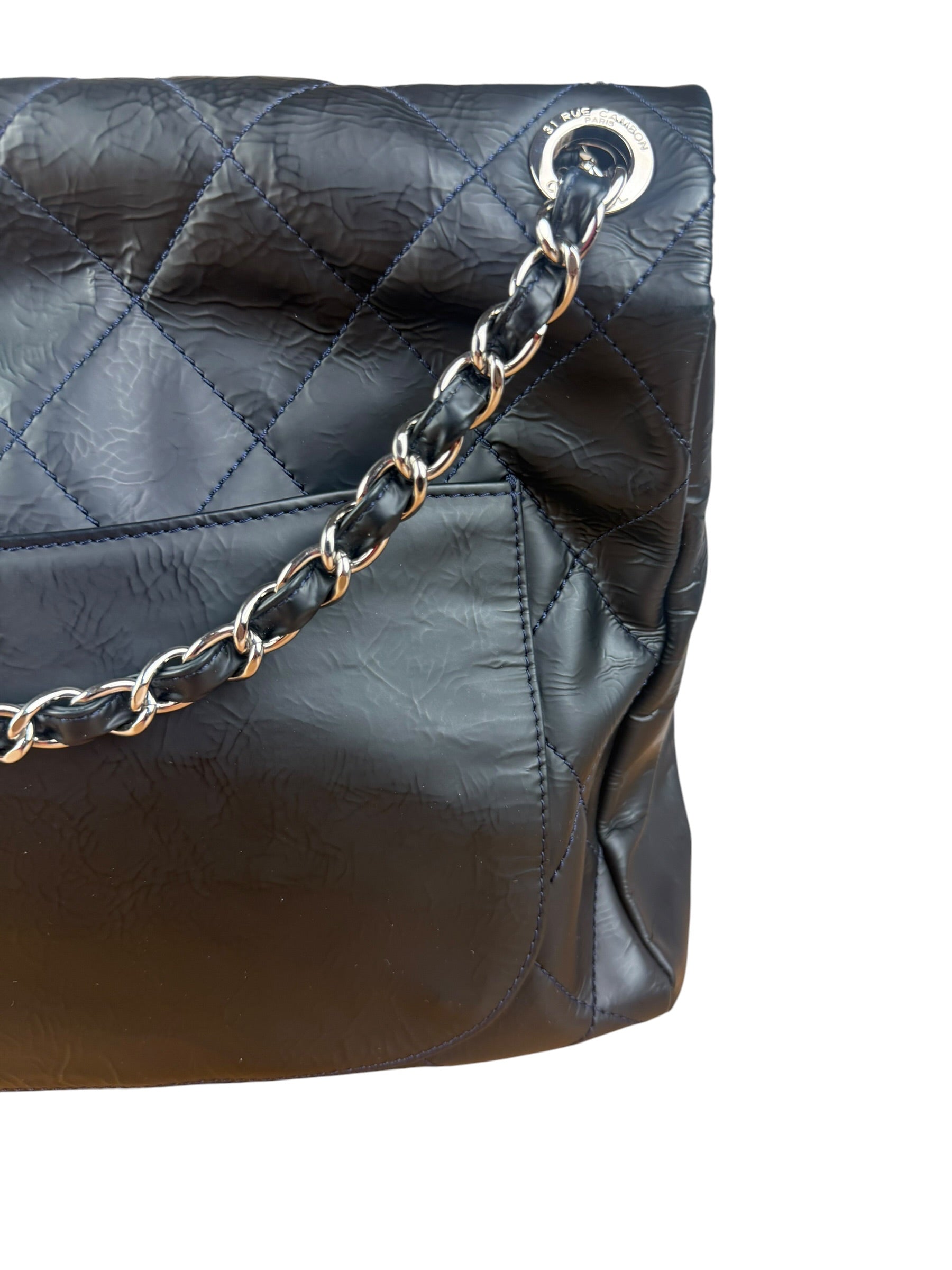 Chanel Black Leather Reissue 2.55 Flap Shoulder Bag 1999