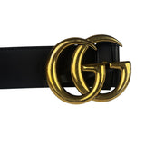 Gucci Black GG-Buckle Belt