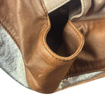 Loewe Gold/Bronze Leather Nappa Aire Handbag