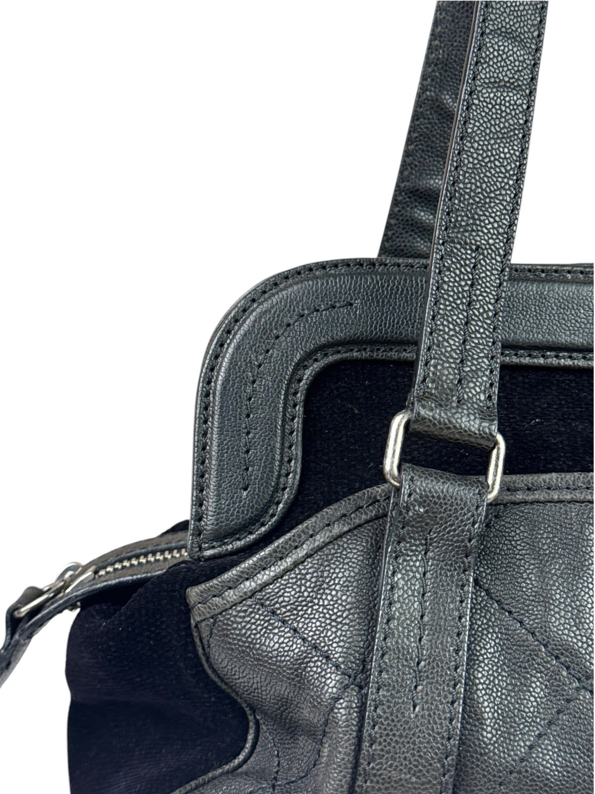 Chanel Black Quilted Leather Reissue 2.55 Bowling Bag 2006