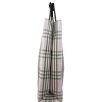 Burberry Vintage Light Pink Check Long Tote Bag
