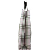 Burberry Vintage Light Pink Check Long Tote Bag